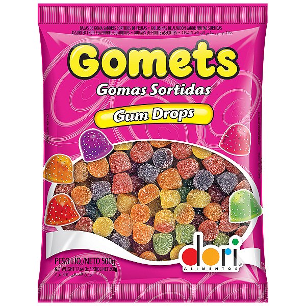 Bala de Goma Gomets Festa Sortidas 1Kg - Dori