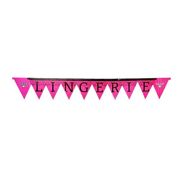 Faixa Decorativa Chá de Lingerie - 8 unidades