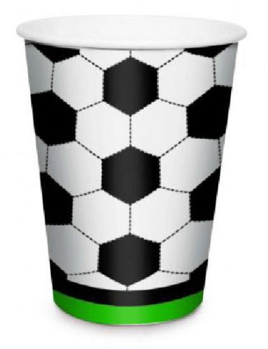 Copo de Festa Futebol 240ml - 8 unidades