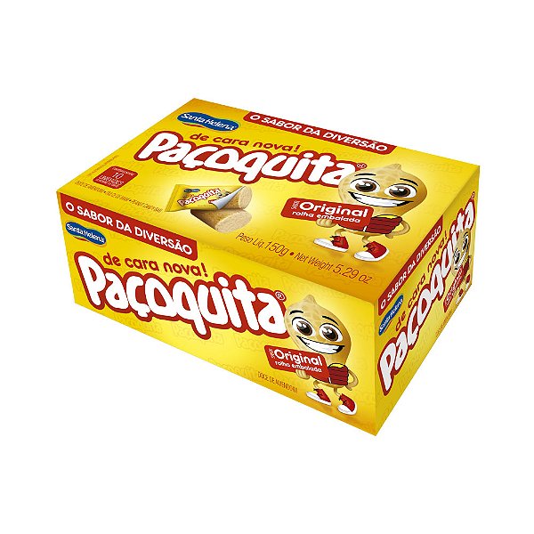 Paçoquita Rolha Santa Helena 150g - 10 unidades