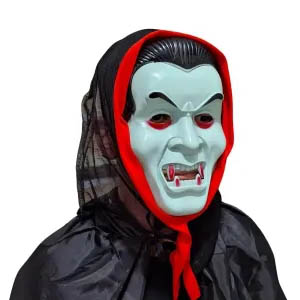 Máscara Vampiro com Capuz