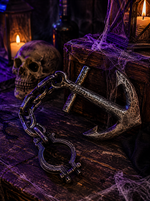 Enfeite Decorativo Algema com Âncora Halloween - 64cm - 1 unidade
