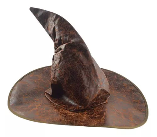 Chapéu De Bruxo Couro Sintético