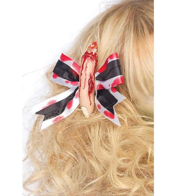 Presilha para Cabelo Dedo Halloween 10cm - 1 Par