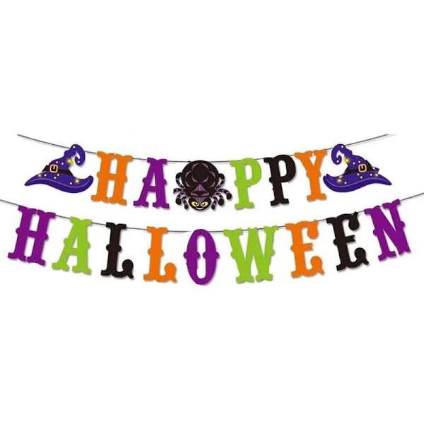 Faixa Papel Happy Halloween - 2 Metros