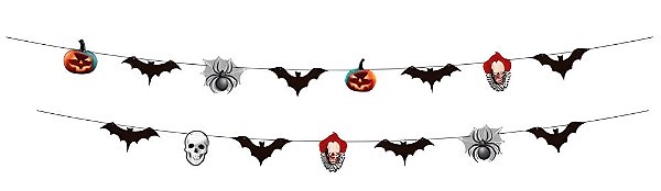 Faixa Decorativa Halloween - 1,45m - 1 Unidade