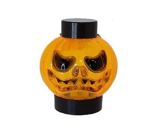 Vela Led Decorativa Abóbora Halloween - 8cm x 6,5cm