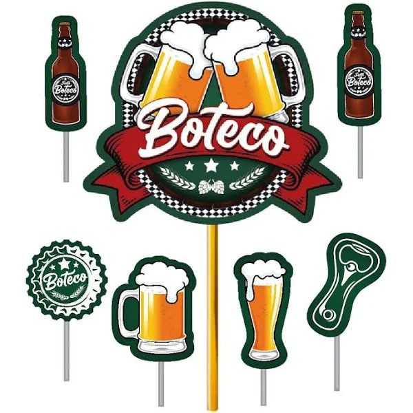Topo de Bolo Boteco Piffer