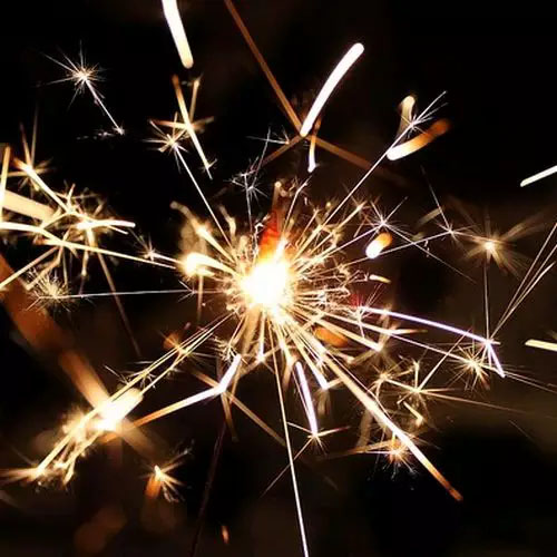 Vela Sparkler Estrelar Faisca 25cm - 3 Unidades