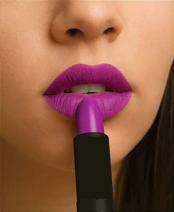 Batom Flúor Roxo - Batom Artístico