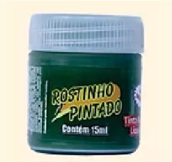 Tinta Facial Líquida 15ml - Verde