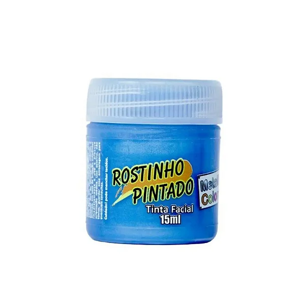 Tinta Facial Líquida 15ml - Azul Claro