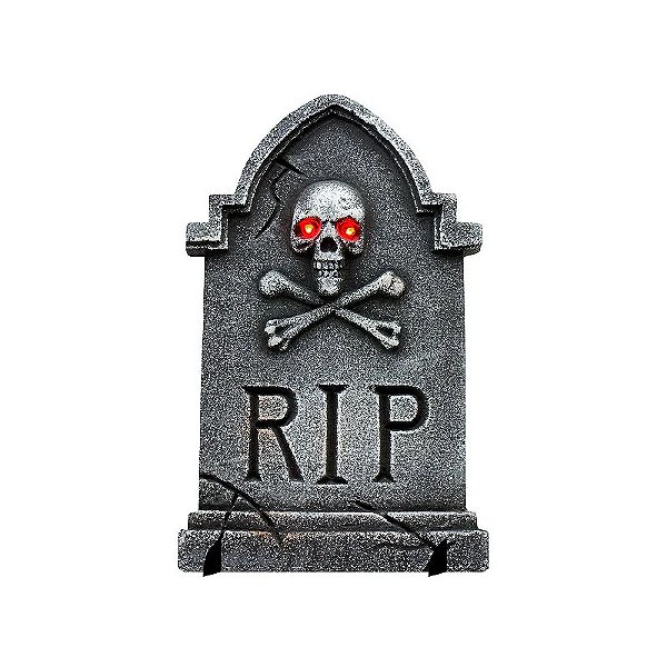 Enfeite Decoração Lápide de Chão Festa Halloween - 38cm x 58cm