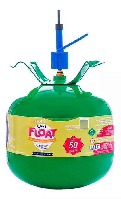 Gás Hélio Comprimido Easy Float - Até 50 Balões - 6,9L