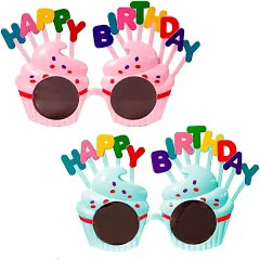 Óculos Happy Birthday Sortidos - 1 Unidade