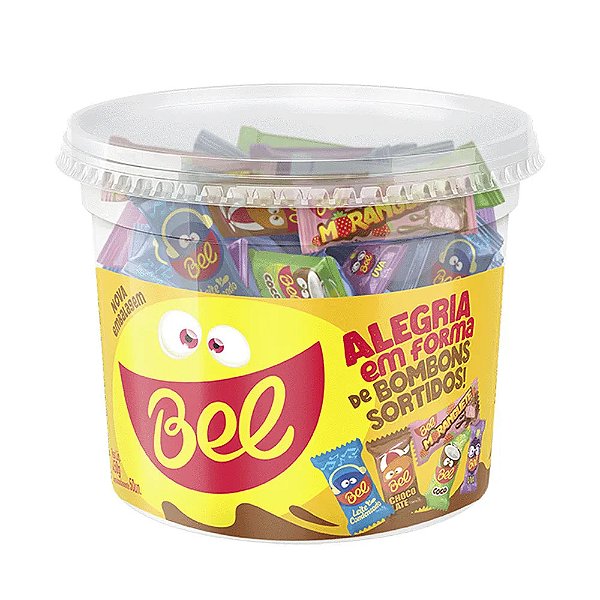 Bombom Moranguete Sortidos Pote 450g c/ 50und x 9g