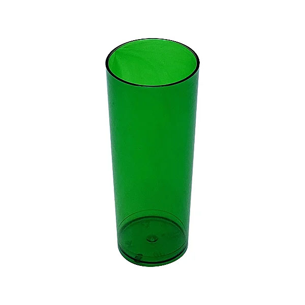Copo Long Drink Verde Cristal 350 ml