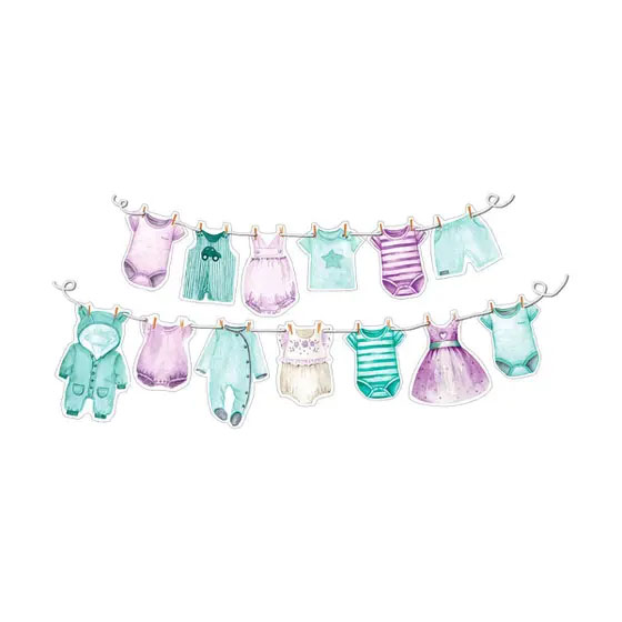 Faixa Decorativa Chá Revelação 1,70mx13cm - 1und