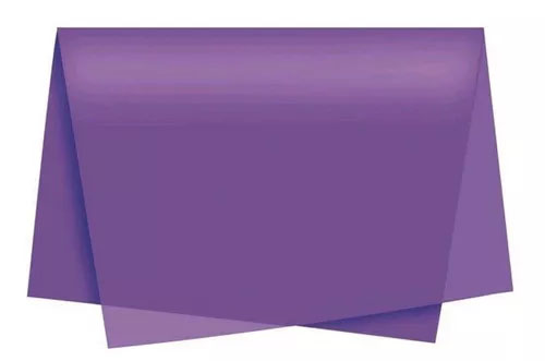Papel de Seda Roxo - 3 unidades