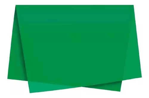Papel de Seda Verde - 3 unidades