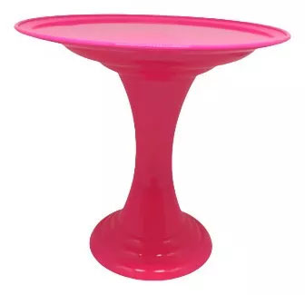 Boleira de Plástico Gaia Pink - 22x19,5cm