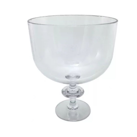 Taça Americana Acrílica Transparente 1250ml Sem Tampa