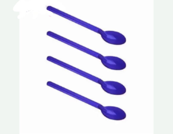 Colherzinhas para doces Azul - 100 Unidades