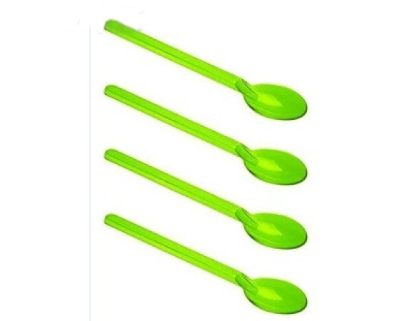 Colherzinhas para doces Verde - 100 Unidades