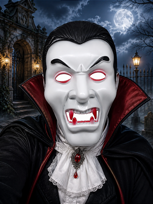 Máscara Halloween Drácula