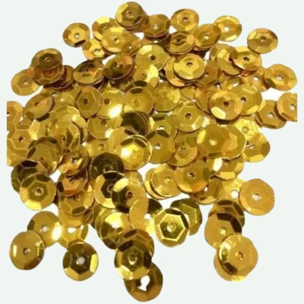 Lantejoula Dourado - 1000 unidades