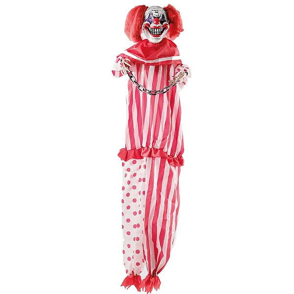 Palhaço Max 140 cm com Som Luz e Movimento Halloween