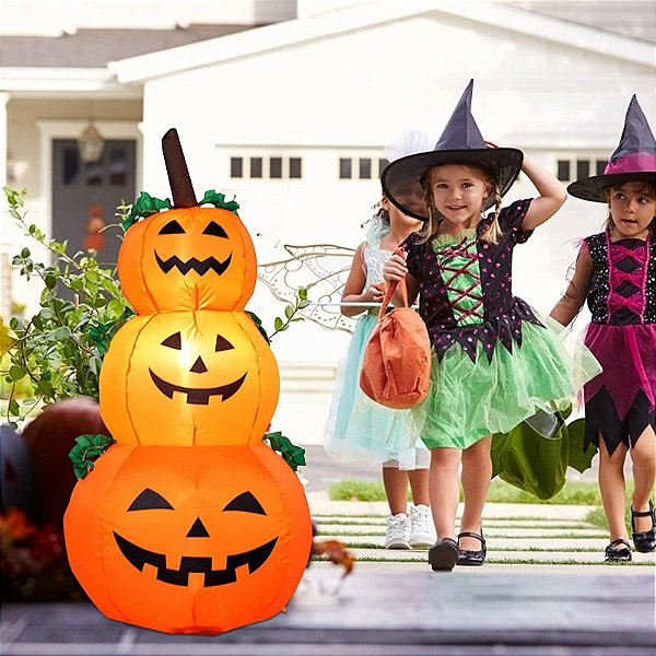 Inflável Halloween Abóbora 120cm