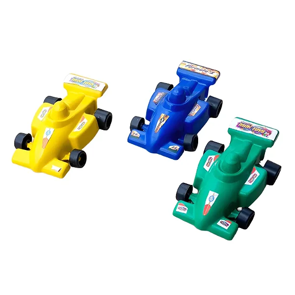 Carrinho Plástico Fórmula Indy – 18x10x5cm (Cores Sortidas) - 1 Unidade