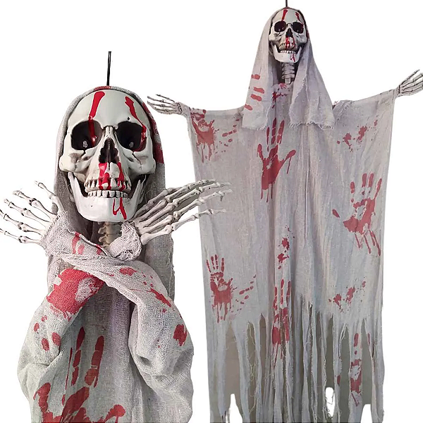 Monstro Halloween Som e Luz 180cm