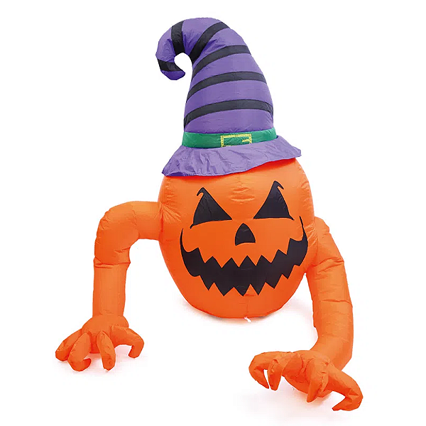 Inflável Halloween Abóbora Malvada 120cm