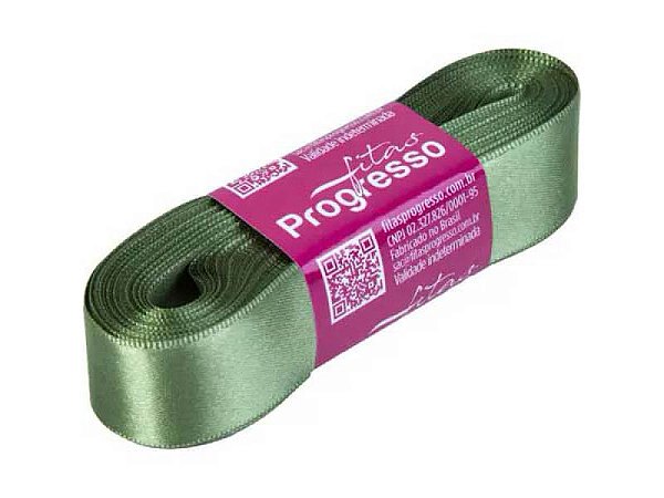 Fita Cetim Simples 22mm x 10metros - Verde