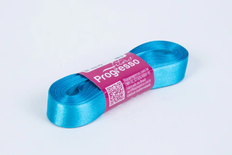 Fita Cetim Simples 10mm x 10metros - Azul