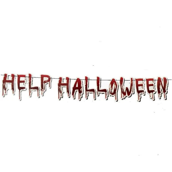 Faixa Decorativa Help Halloween Travessuras - 1,50M
