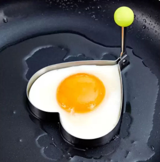 Modelador Coração para Ovo Frito, Omelete e Panqueca
