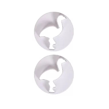 Cortador Plástico Flamingos - 2 Unidades