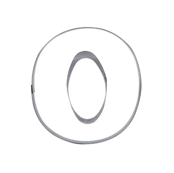 Cortador de Biscoito 8cm x 7cm - Número 0