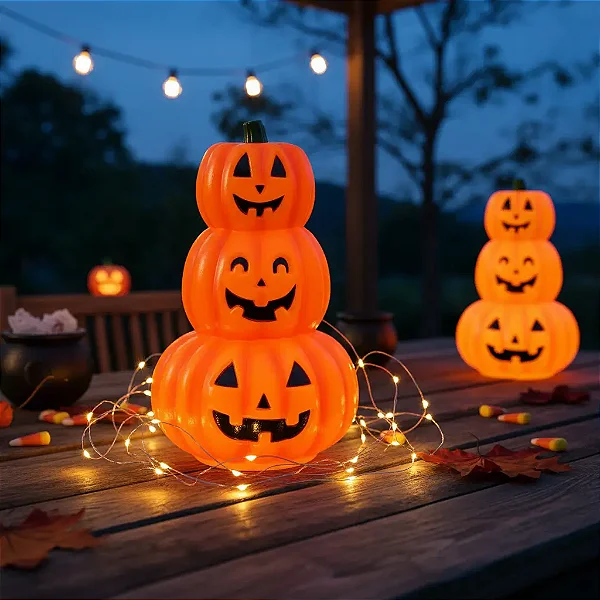 Enfeite Abóbora Tri Alfa 38 cm Halloween