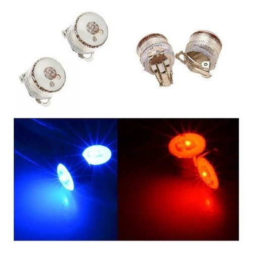 Brinco Led Colorido Pisca Pisca - 1 Par