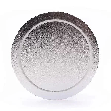 Cake Board Redondo Prata - 26cm