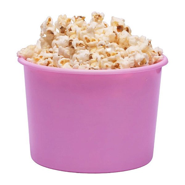 Balde de Pipoca Grande 1,5 Litros - Pink