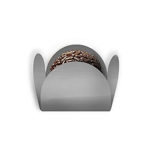 Porta Forminha 4 Pétalas Prata - 50 Unidades