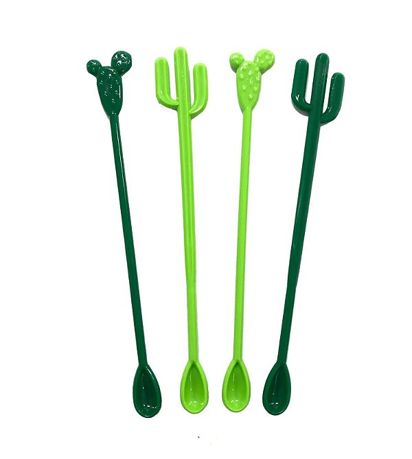 Mexedor de Drink Cacto 20cm - 4 Unidades