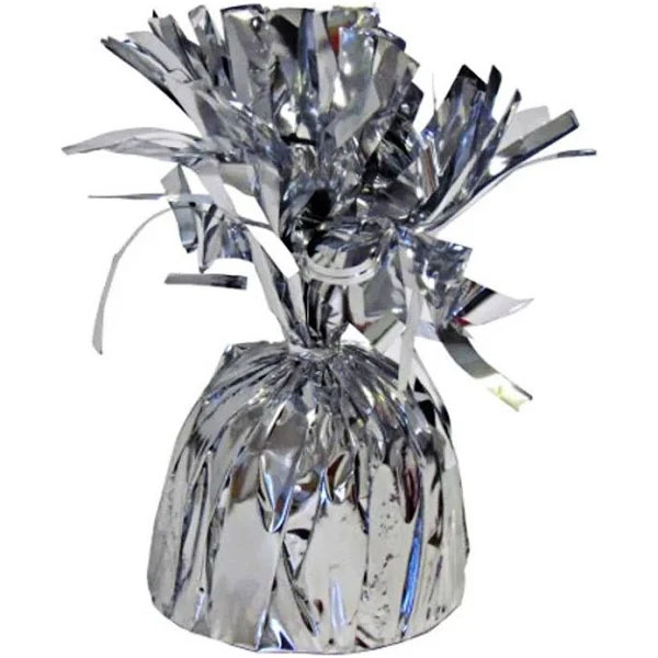 Peso para Arranjos de Balões Prata - 150g - 1 Unidade