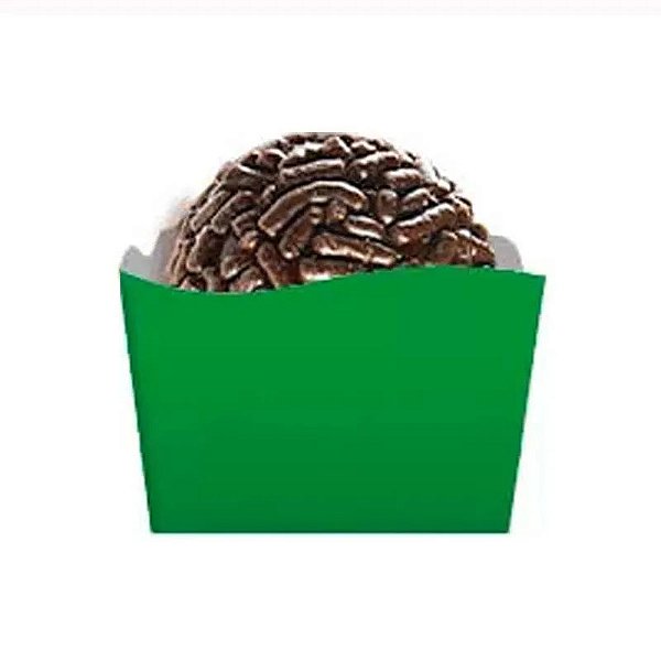 Porta Forminha para Doces Verde N1 - 20 Unidades