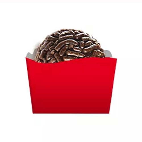 Porta Forminha para Doces Vermelho N1 - 20 Unidades